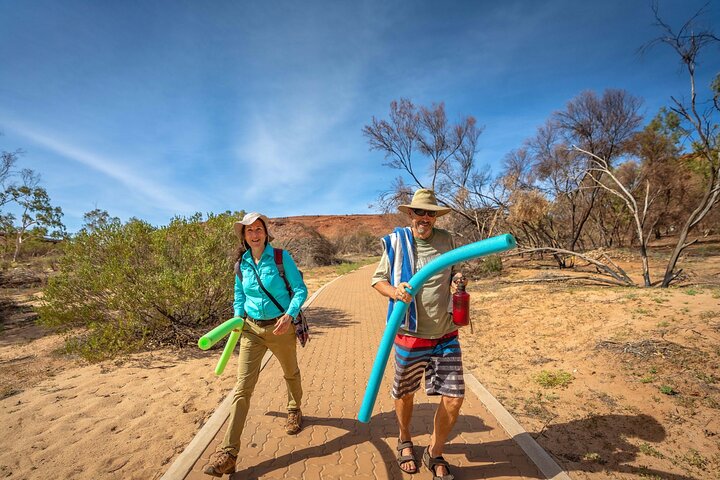 Private 9 Hour Walk and Waterhole Tour in West MacDonnell Ranges - Hotel Accommodation